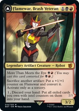 Flamewar Brash Veteran (10) [BOT] - MTG Single