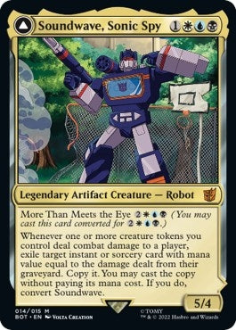 Soundwave Sonic Spy (14) [BOT] - MTG Single
