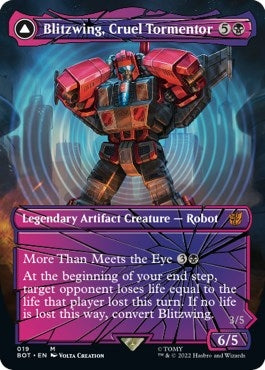 Blitzwing Cruel Tormentor (Shattered Glass) (19) [BOT] - MTG Single