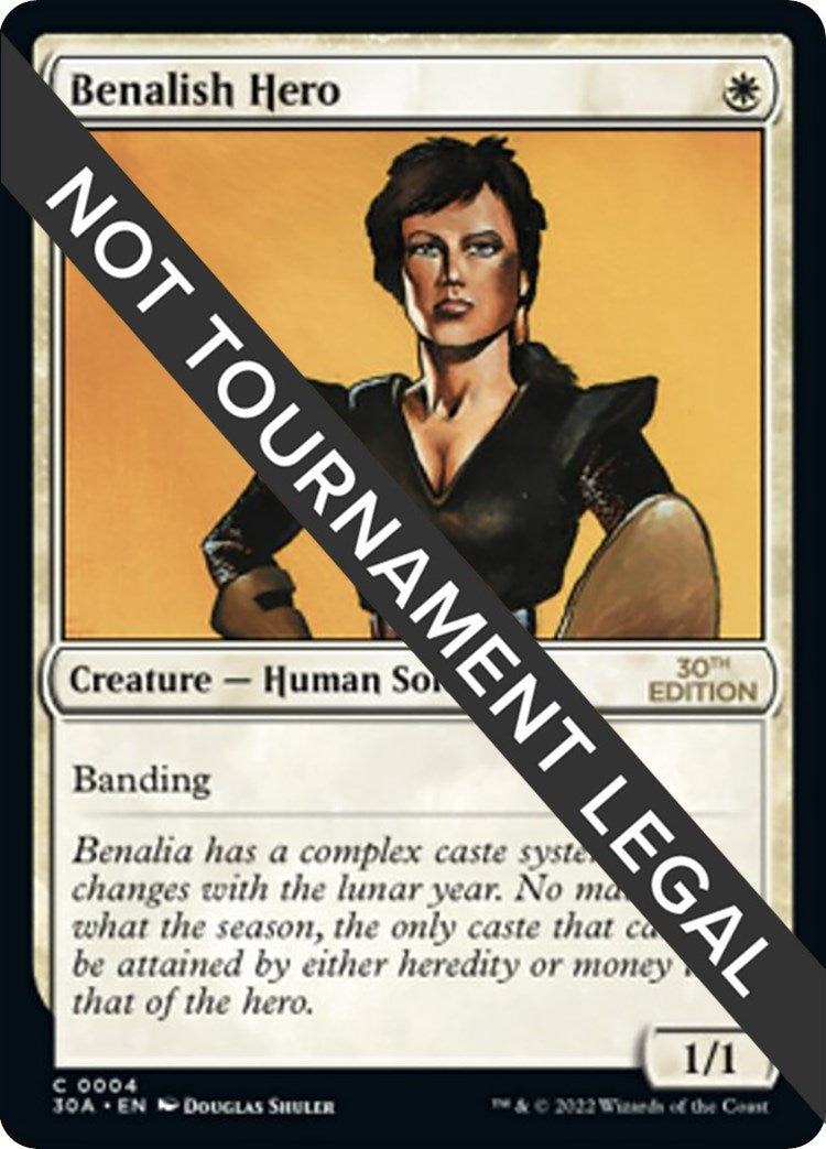 Benalish Hero (4) [30A] - MTG Single