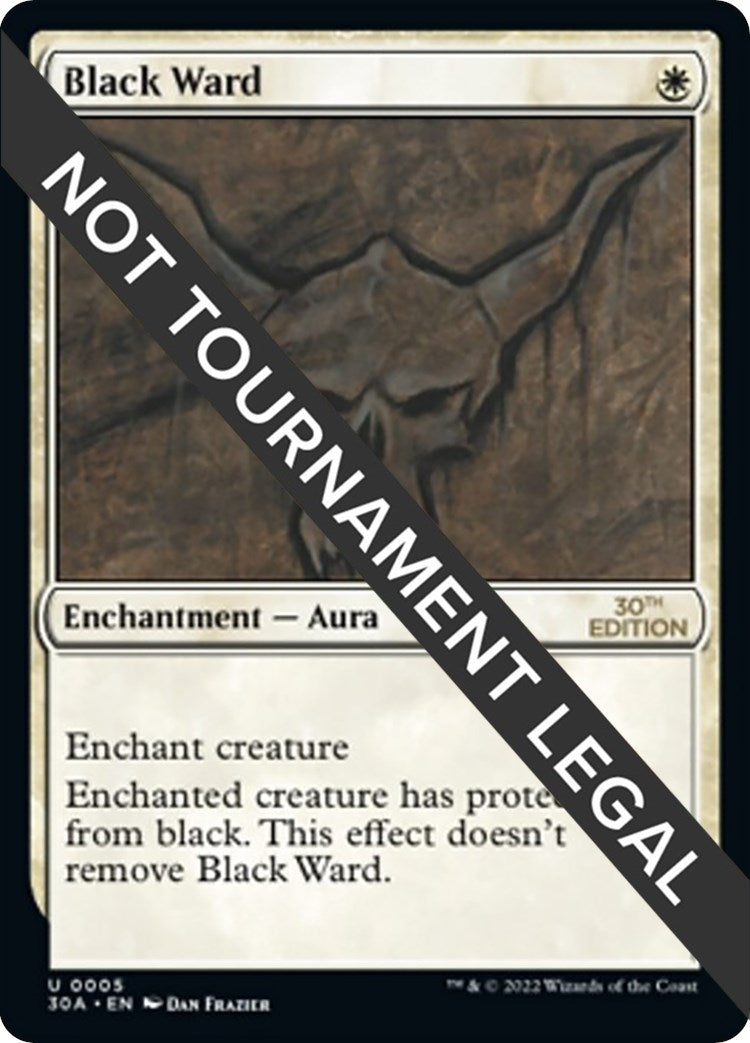 Black Ward (5) [30A] - MTG Single