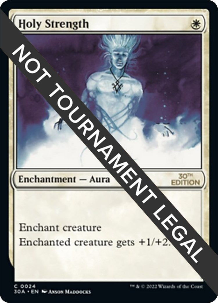 Holy Strength (24) [30A] - MTG Single