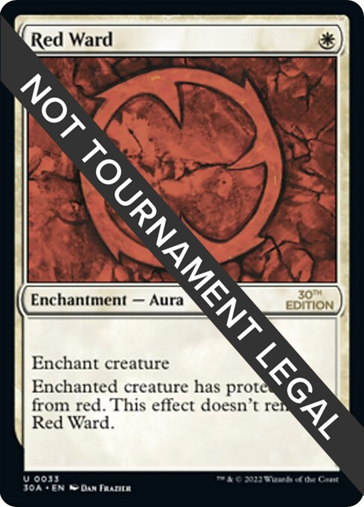 Red Ward (33) [30A] - MTG Single