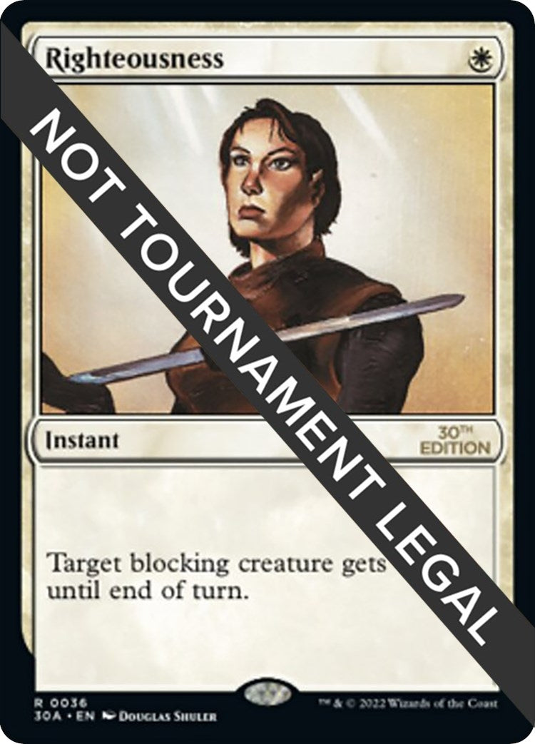 Righteousness (36) [30A] - MTG Single