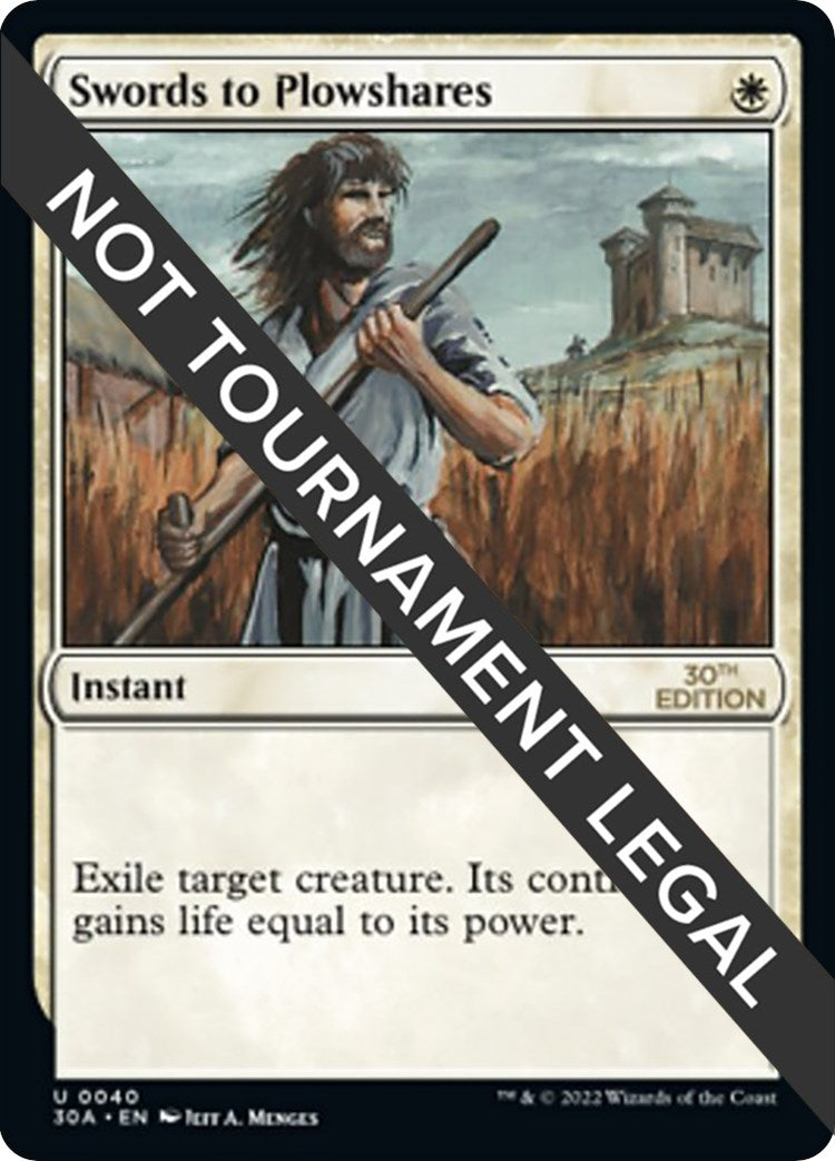 Swords to Plowshares (40) [30A] - MTG Single