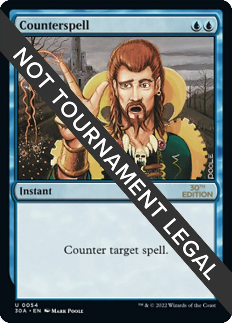 Counterspell (54) [30A] - MTG Single