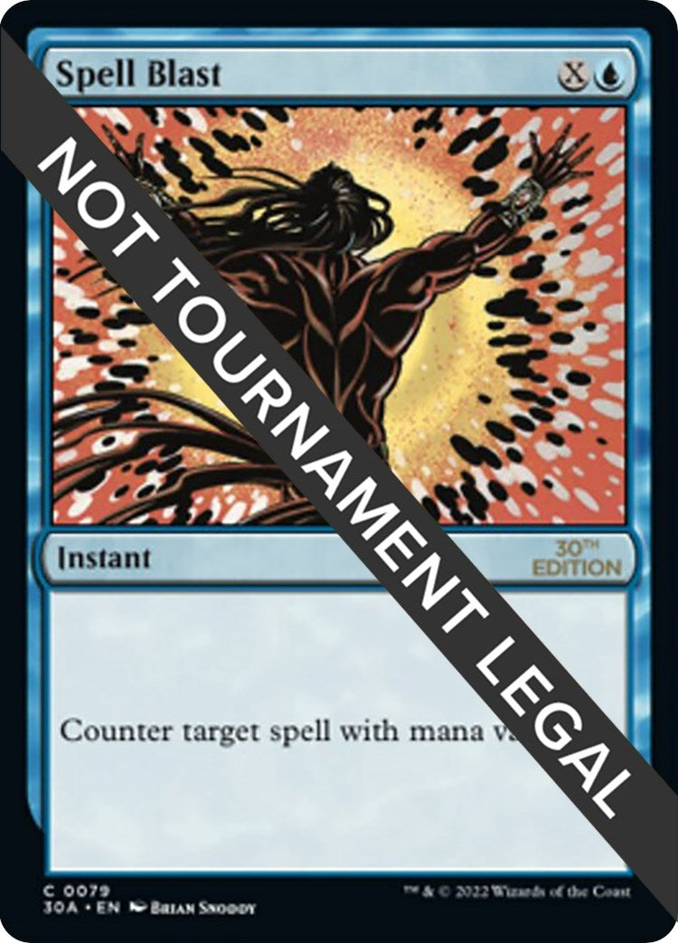 Spell Blast (79) [30A] - MTG Single