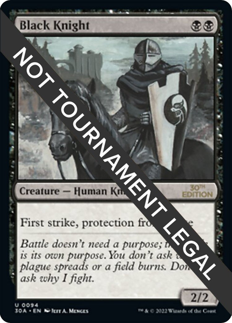 Black Knight (94) [30A] - MTG Single