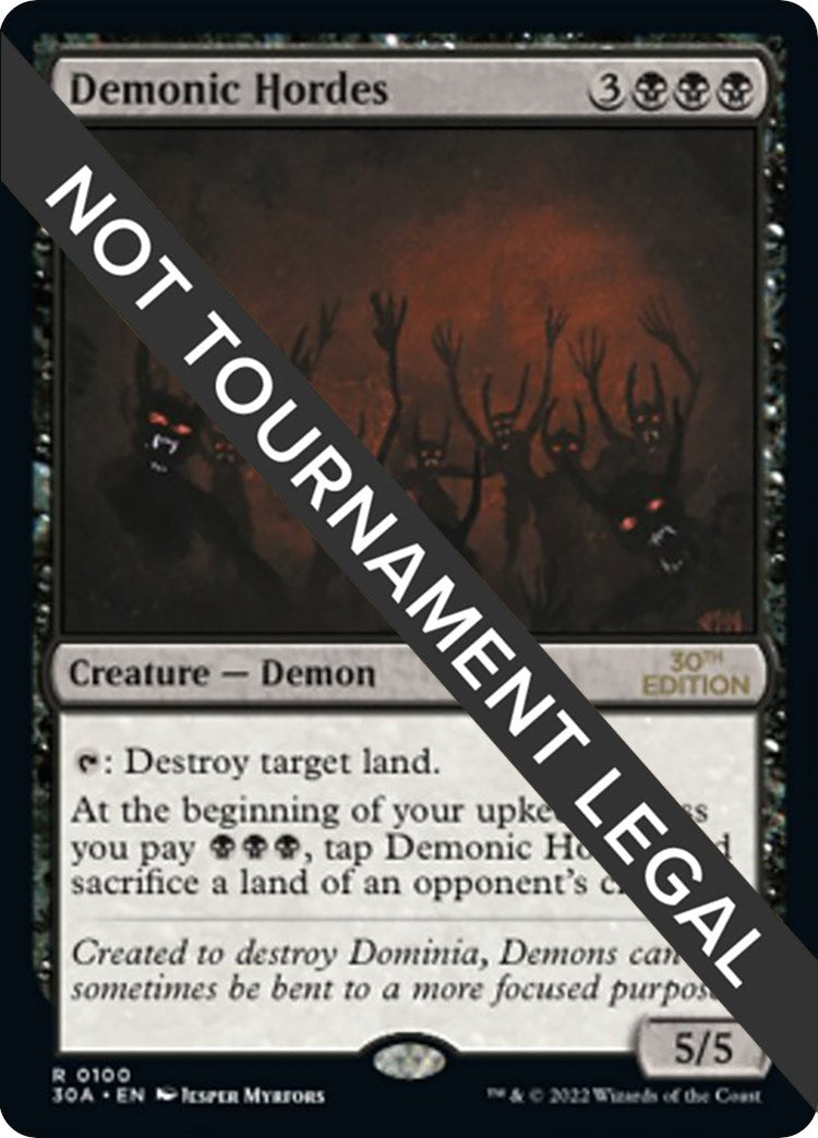 Demonic Hordes (100) [30A] - MTG Single