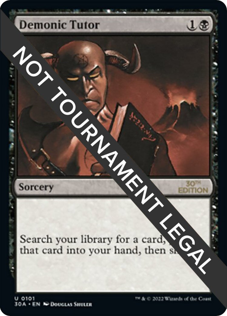 Demonic Tutor (101) [30A] - MTG Single