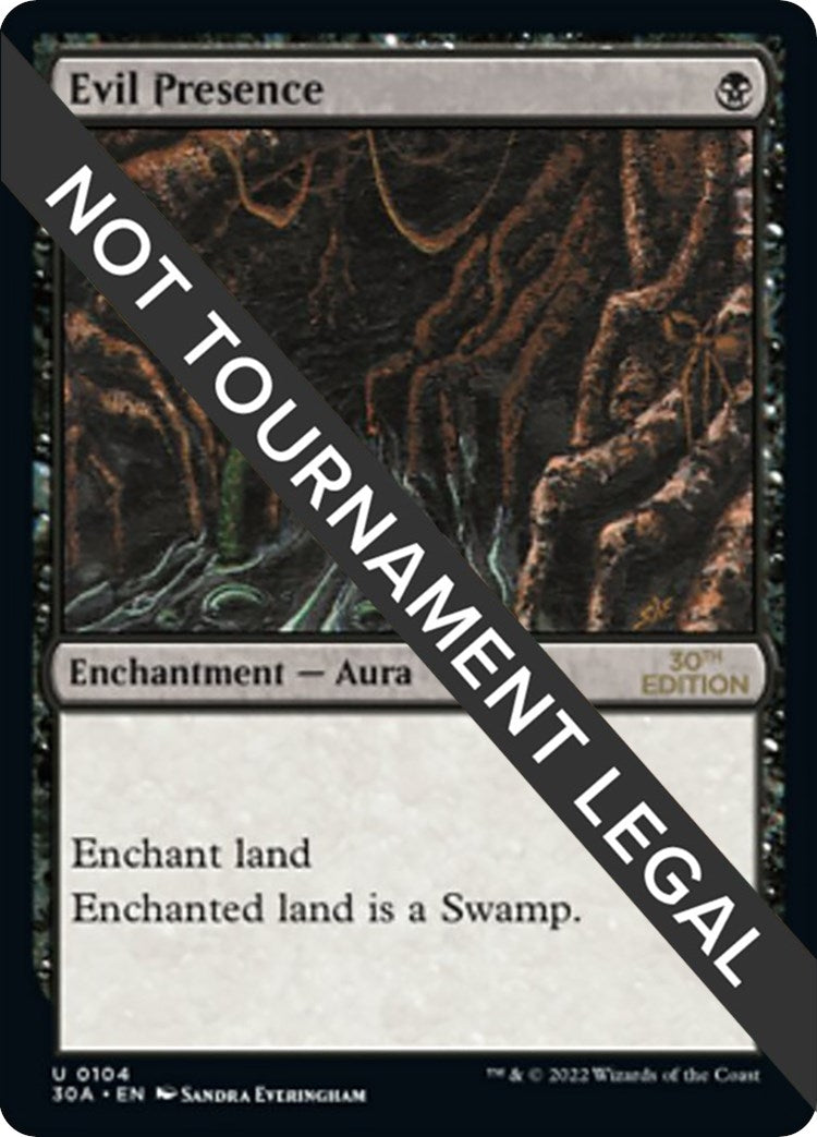 Evil Presence (104) [30A] - MTG Single