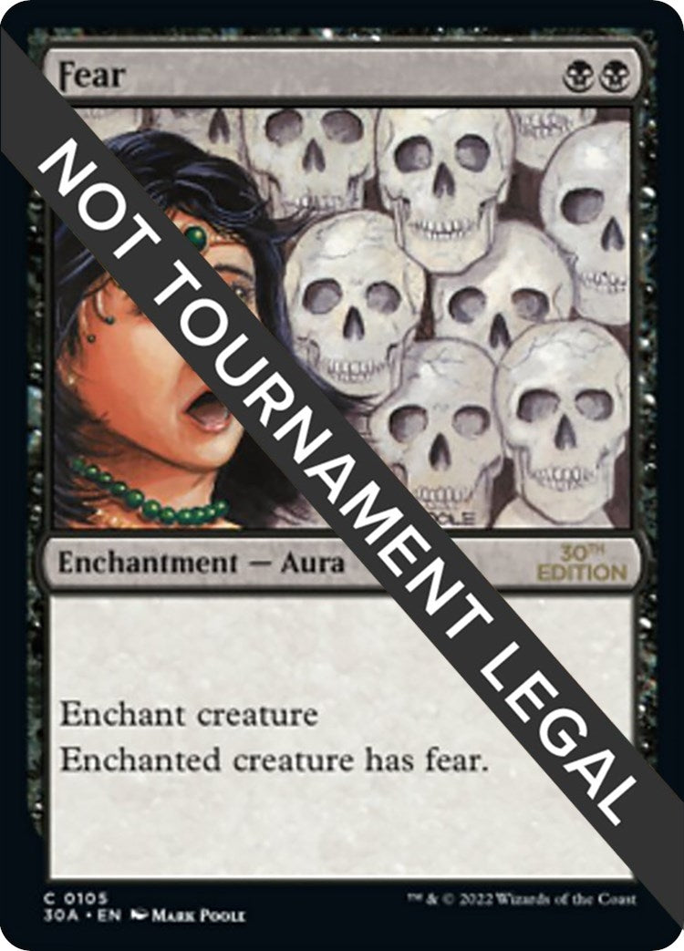 Fear (105) [30A] - MTG Single
