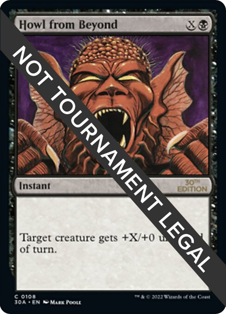 Howl from Beyond (108) [30A] - MTG Single