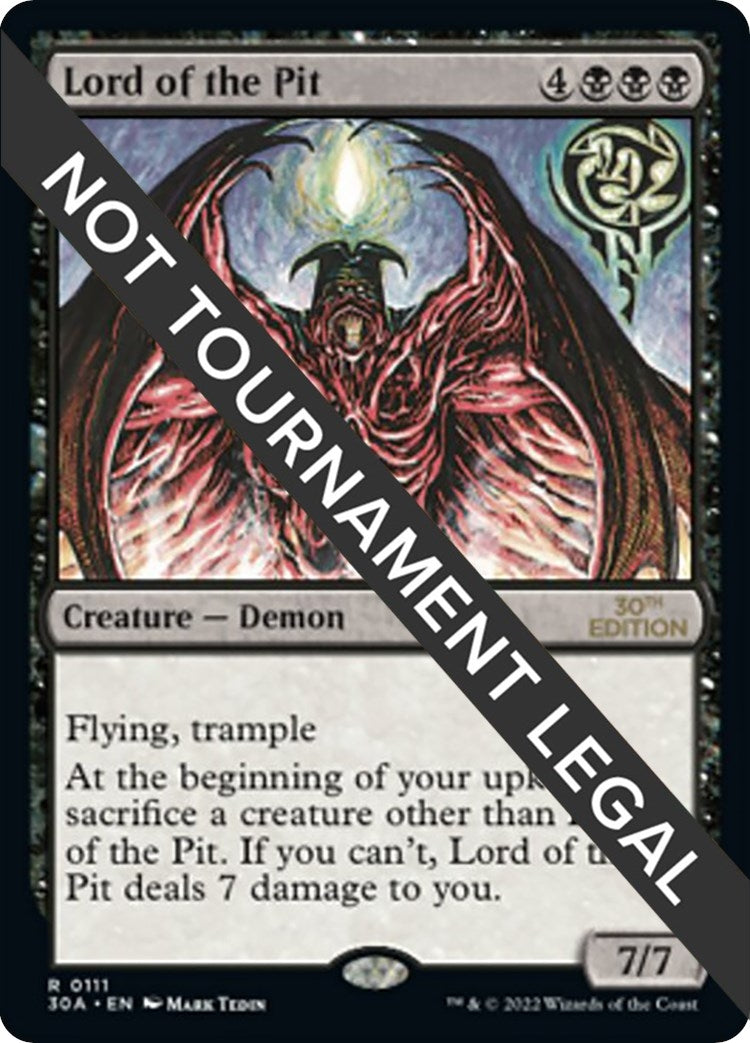 Lord of the Pit (111) [30A] - MTG Single