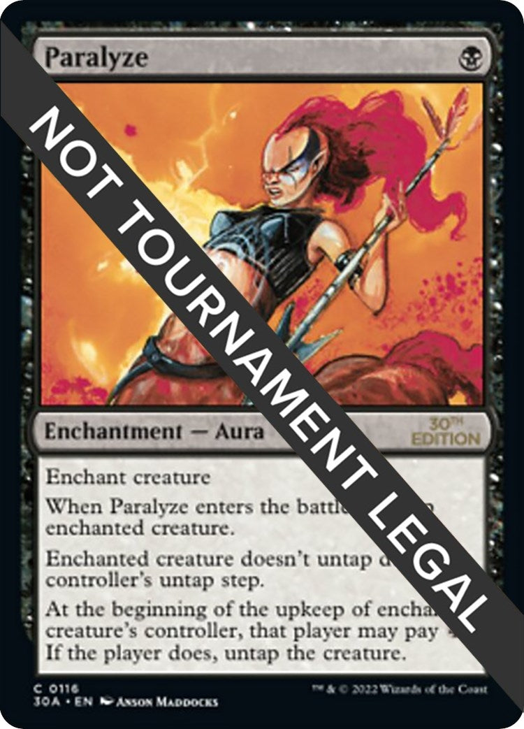 Paralyze (116) [30A] - MTG Single