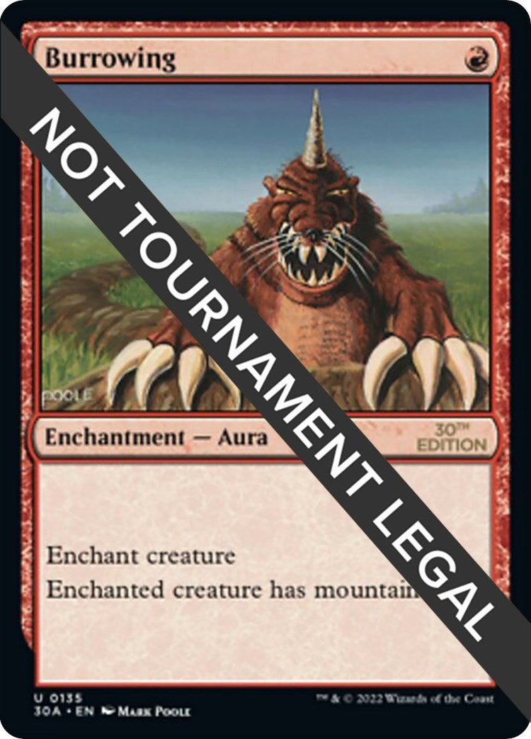Burrowing (135) [30A] - MTG Single