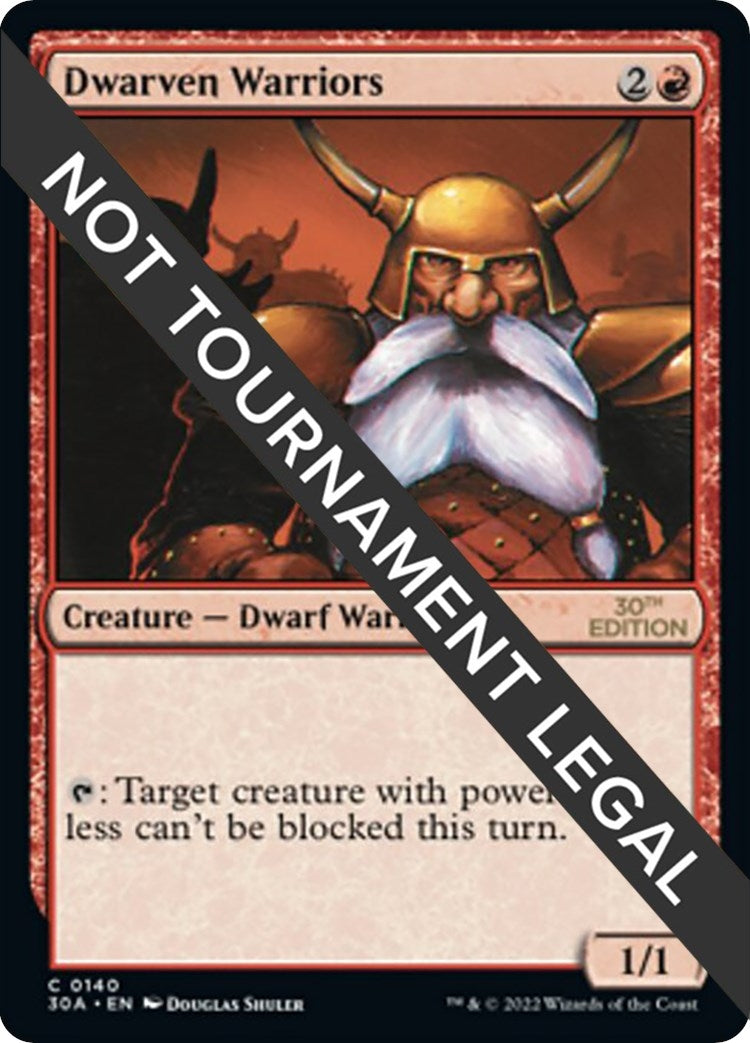 Dwarven Warriors (140) [30A] - MTG Single