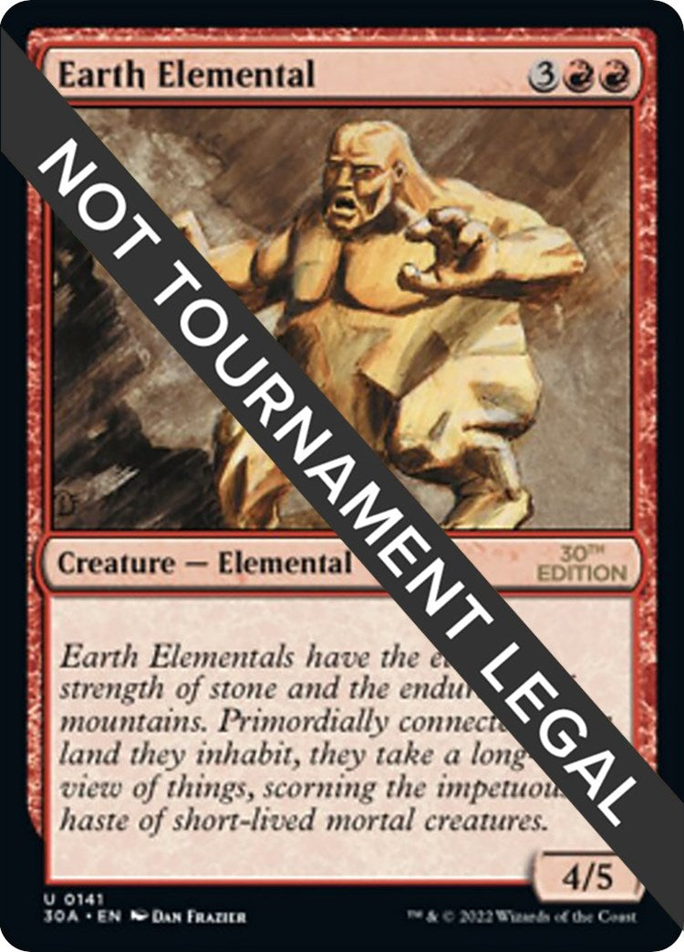 Earth Elemental (141) [30A] - MTG Single
