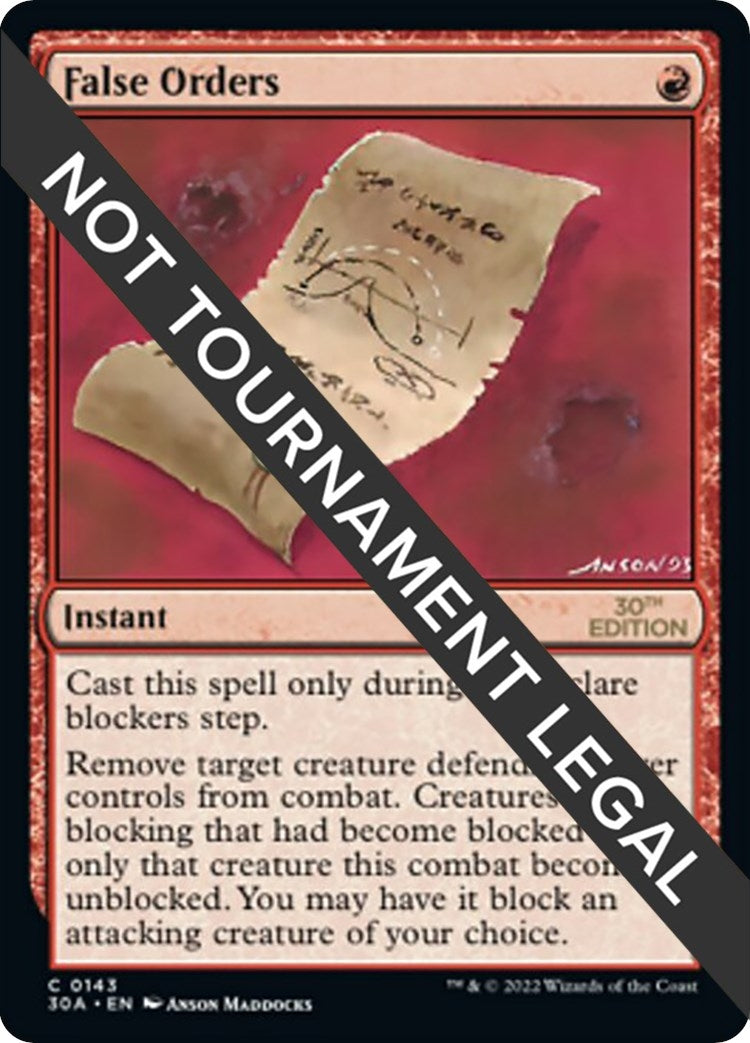 False Orders (143) [30A] - MTG Single