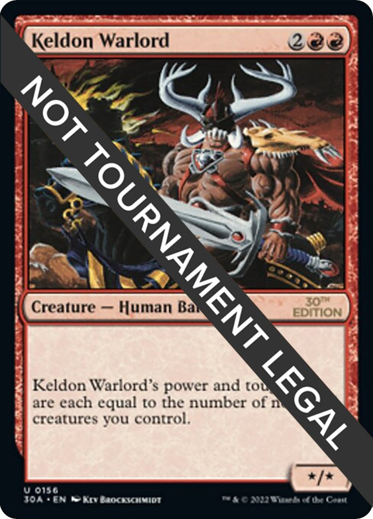 Keldon Warlord (156) [30A] - MTG Single