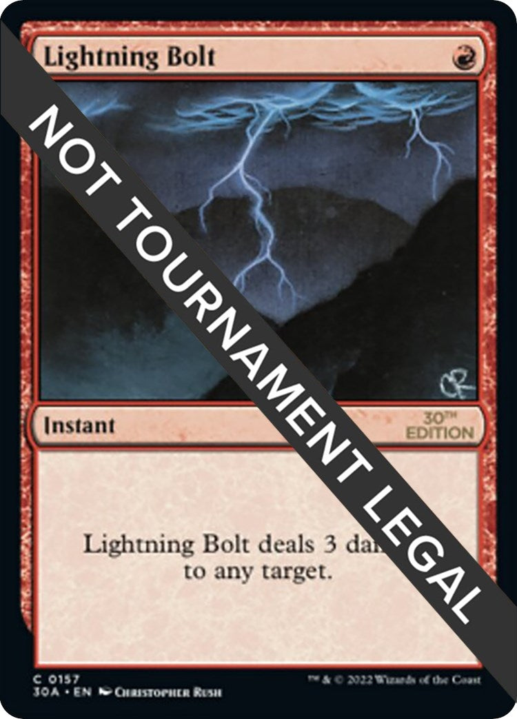 Lightning Bolt (157) [30A] - MTG Single
