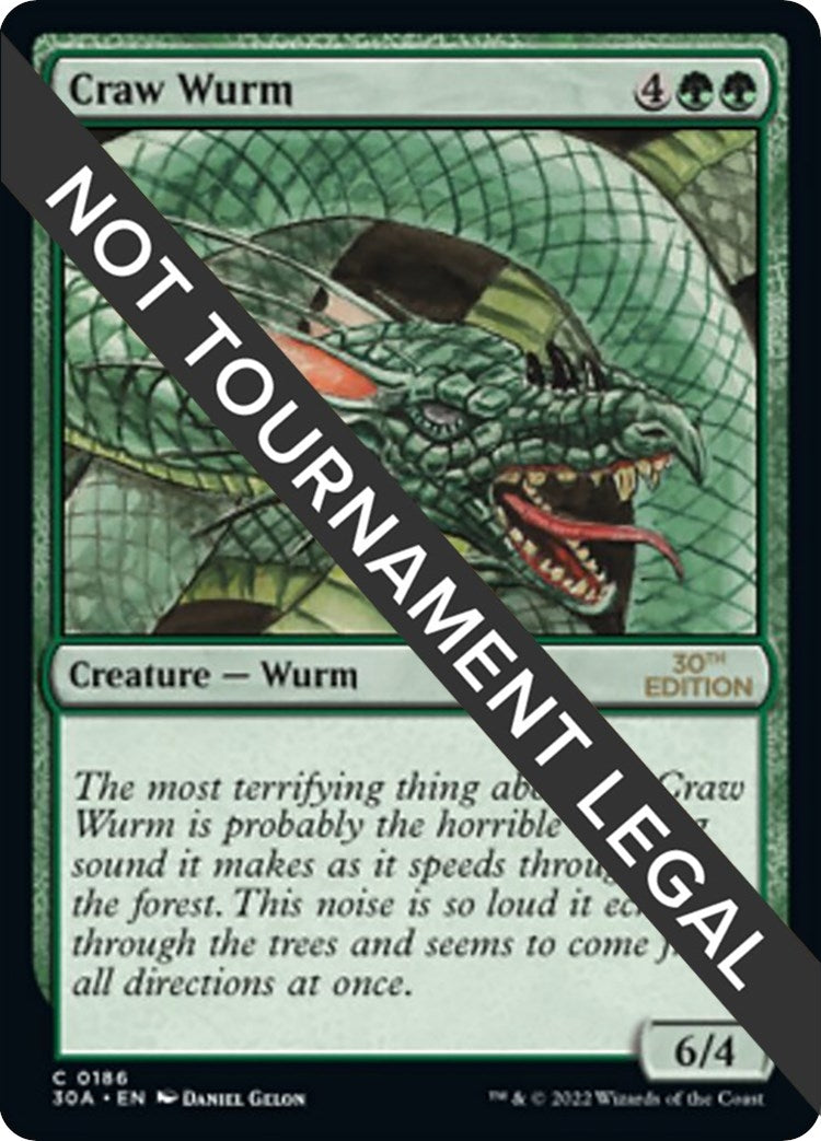 Craw Wurm (186) [30A] - MTG Single