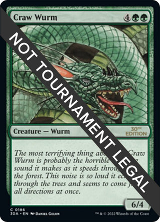 Craw Wurm (186) [30A] - MTG Single