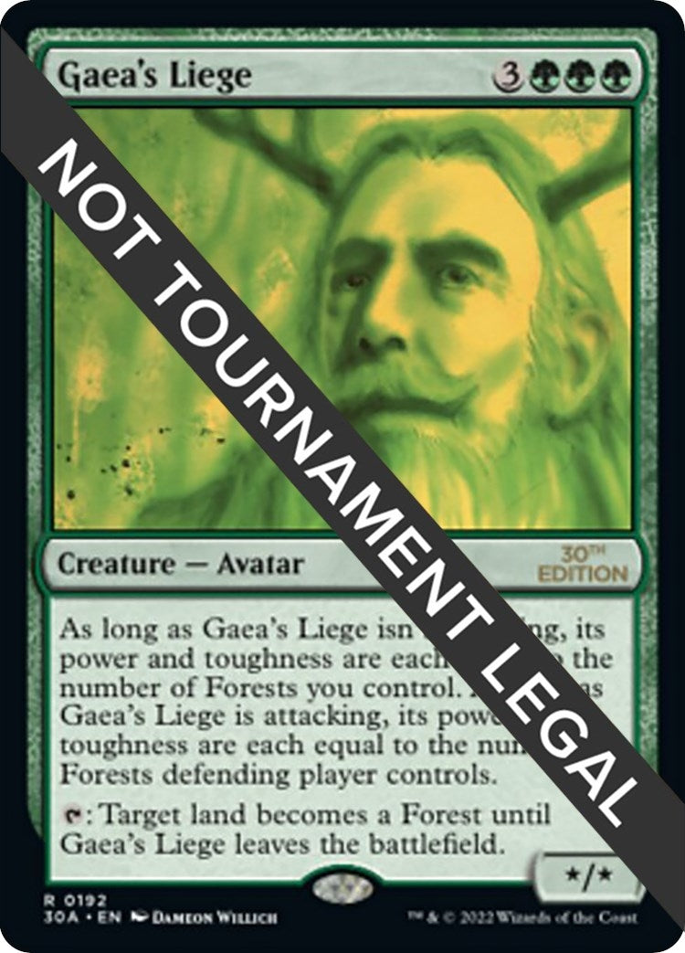 Gaea’s Liege (192) [30A] - MTG Single
