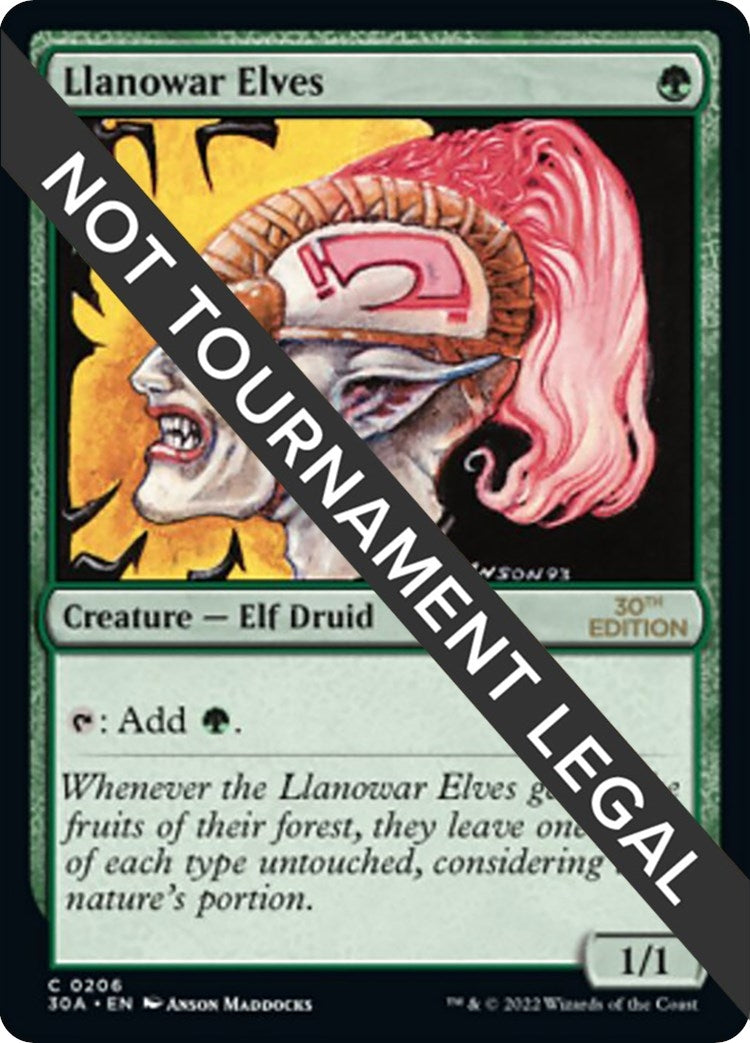 Llanowar Elves (206) [30A] - MTG Single