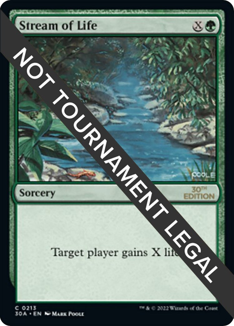 Stream of Life (213) [30A] - MTG Single