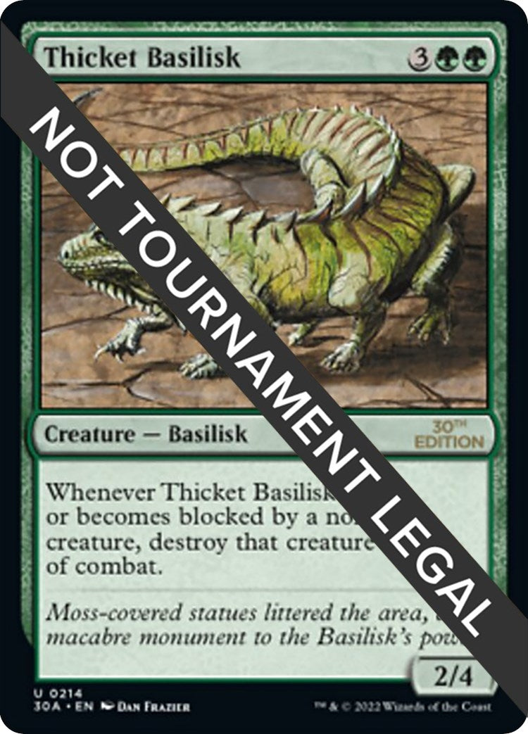 Thicket Basilisk (214) [30A] - MTG Single
