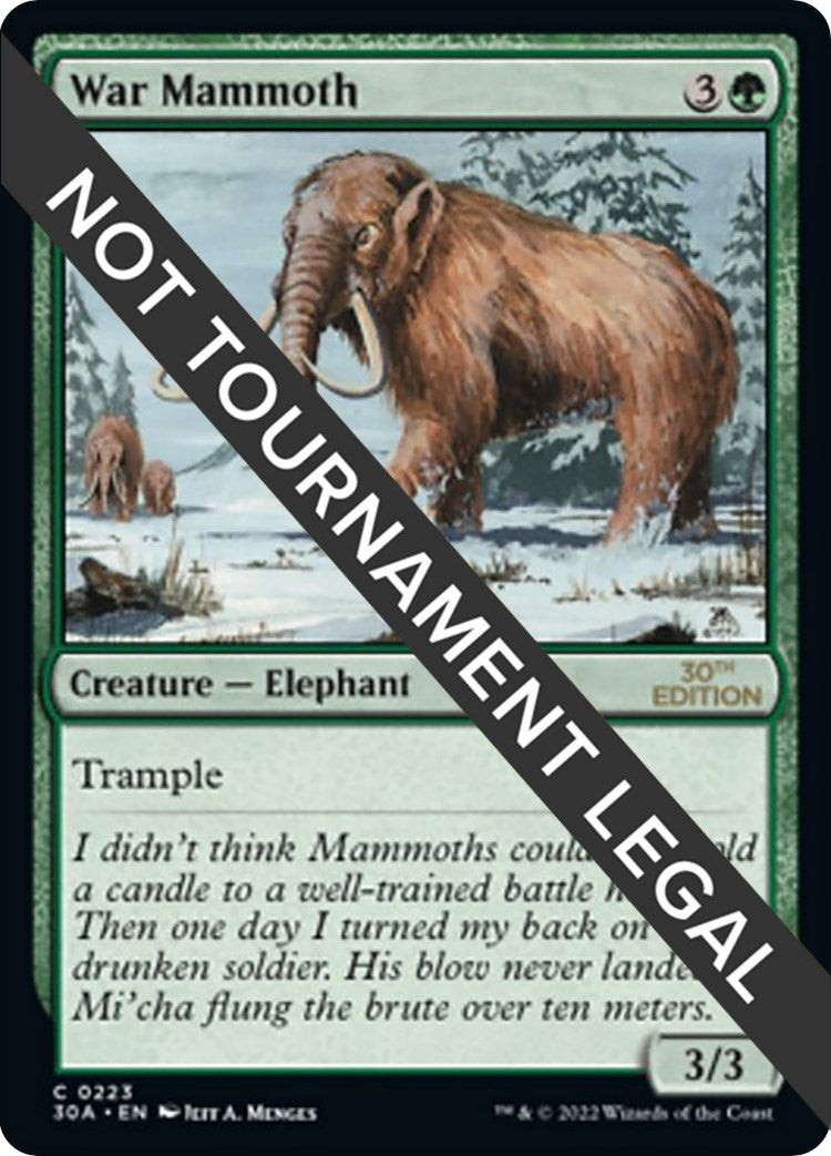 War Mammoth (223) [30A] - MTG Single