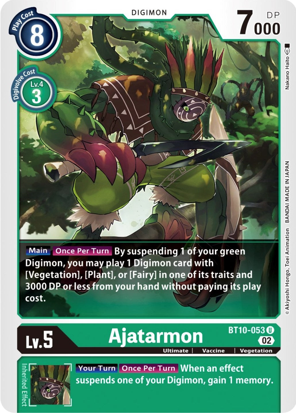 Ajatarmon (10053) [BT10] - Digimon Card Game Single