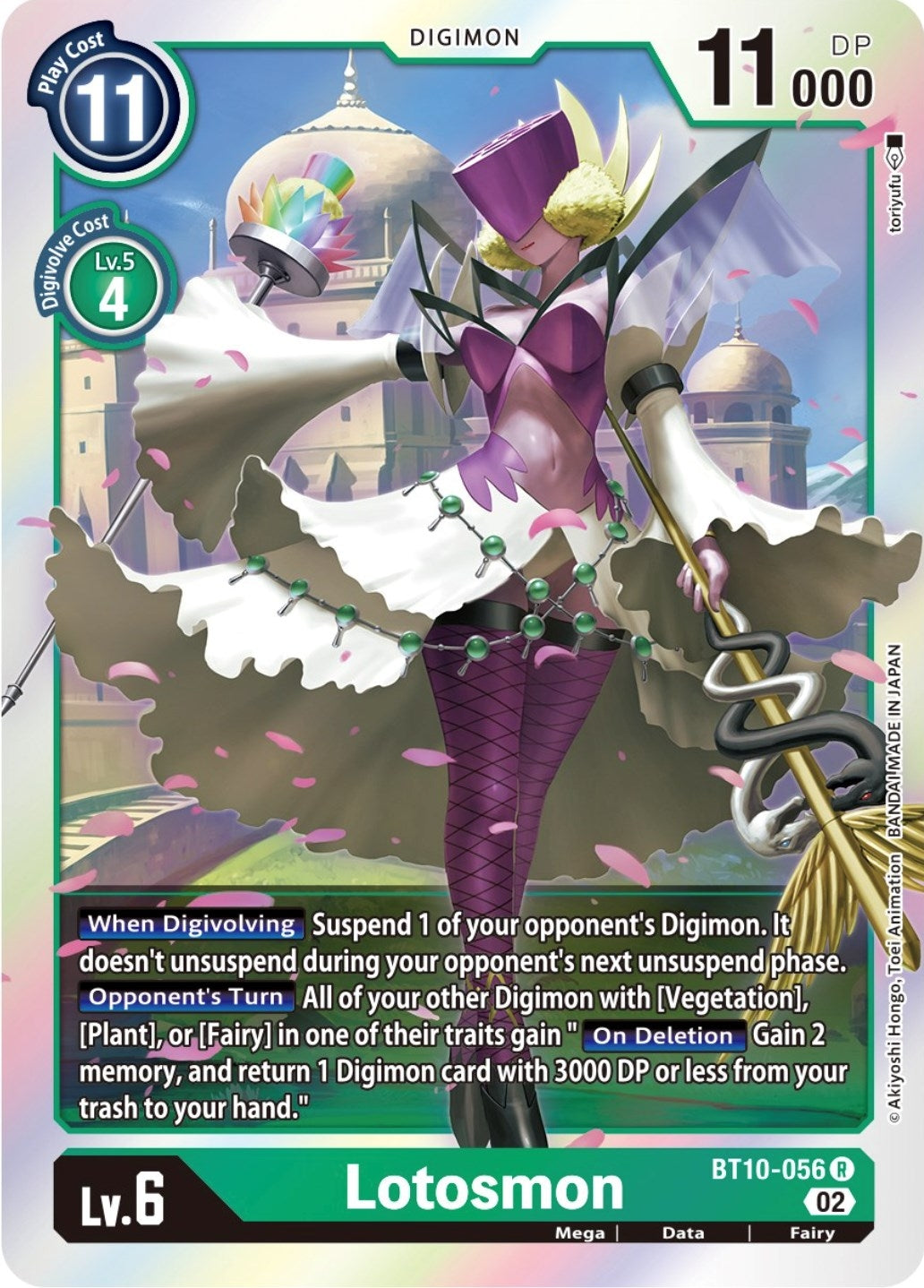 Lotosmon (10056) [BT10] - Digimon Card Game Single