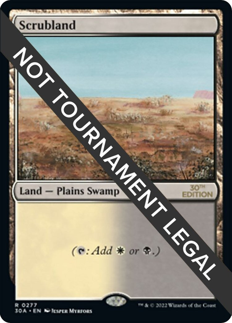 Scrubland (277) [30A] - MTG Single