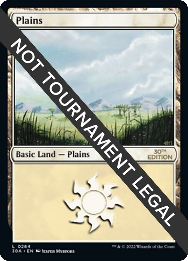 Plains (284) (284) [30A] - MTG Single