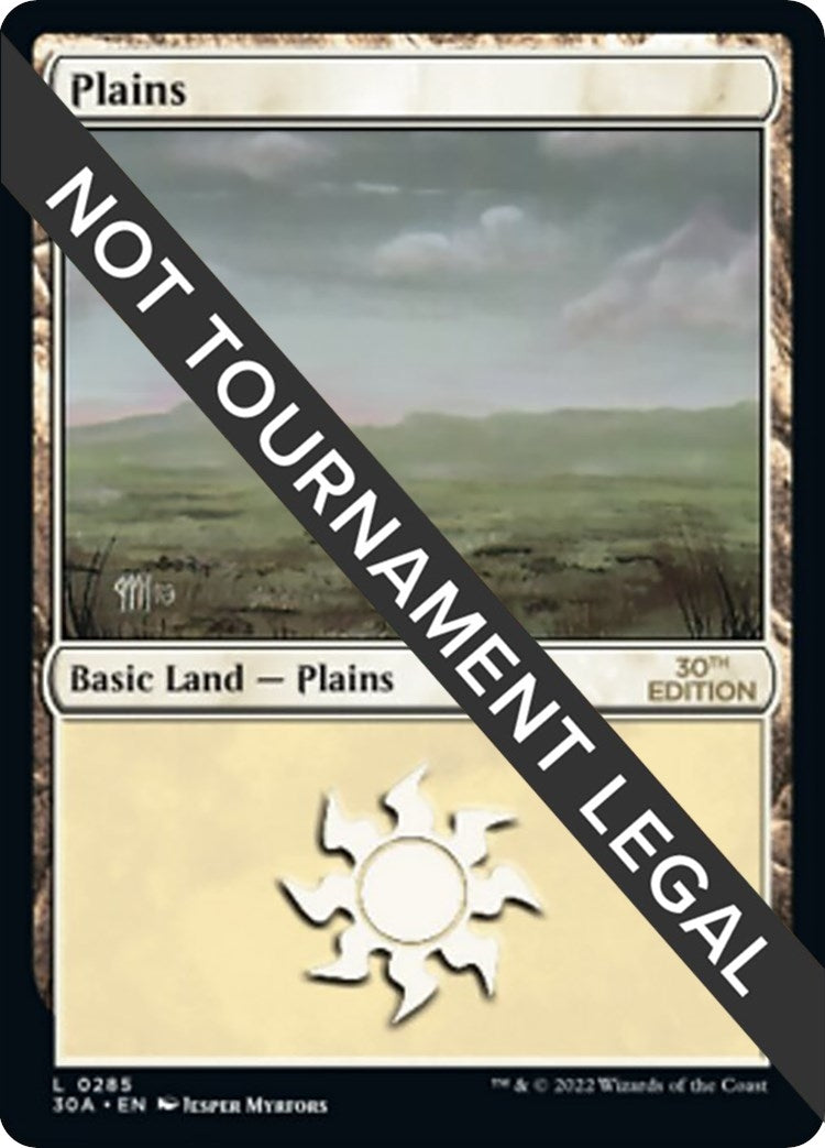 Plains (285) (285) [30A] - MTG Single