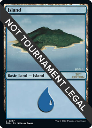 Island (287) (287) [30A] - MTG Single