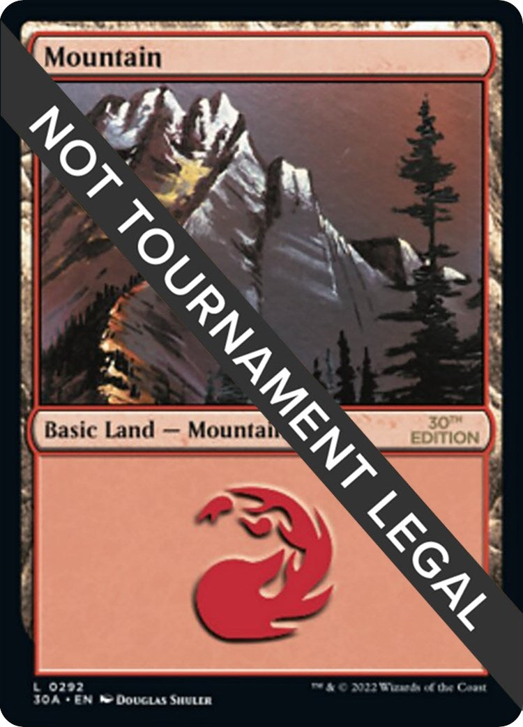 Mountain (292) (292) [30A] - MTG Single