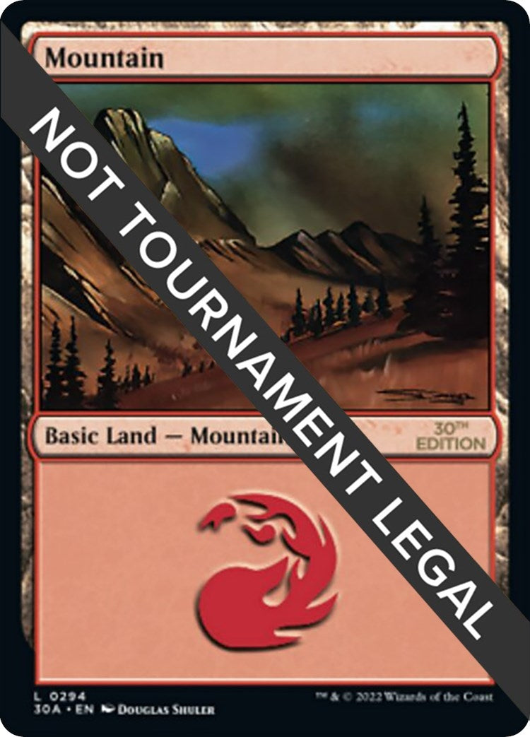 Mountain (294) (294) [30A] - MTG Single