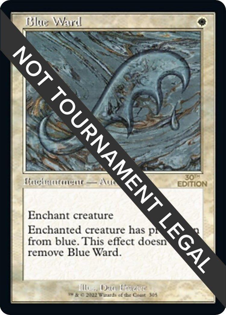 Blue Ward (Retro Frame) (305) [30A] - MTG Single