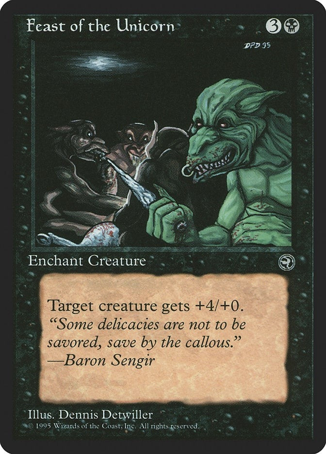 Feast of the Unicorn [HML] - MTG Single