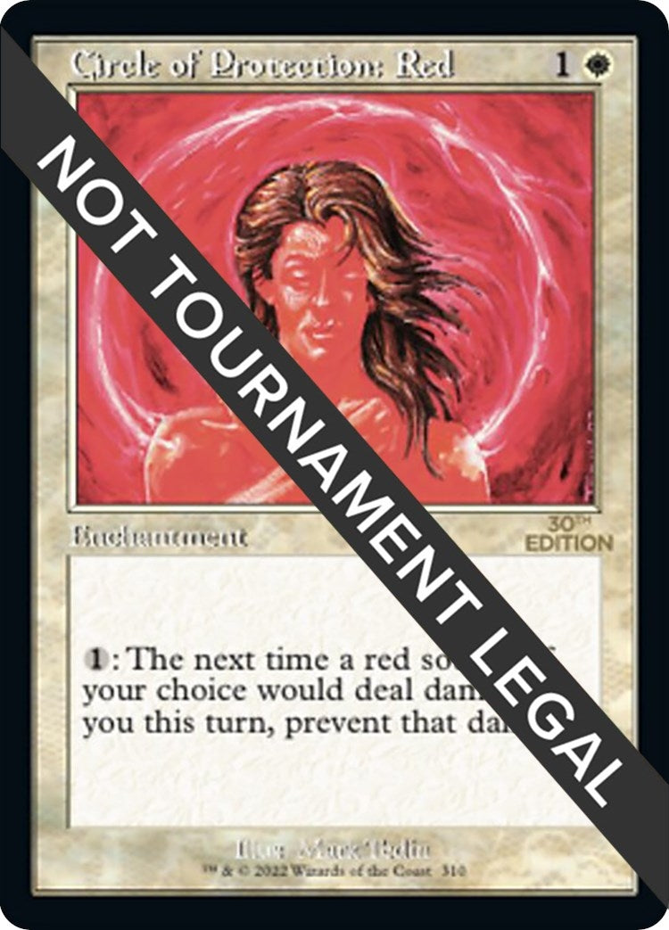 Circle of Protection: Red (Retro Frame) (310) [30A] - MTG Single