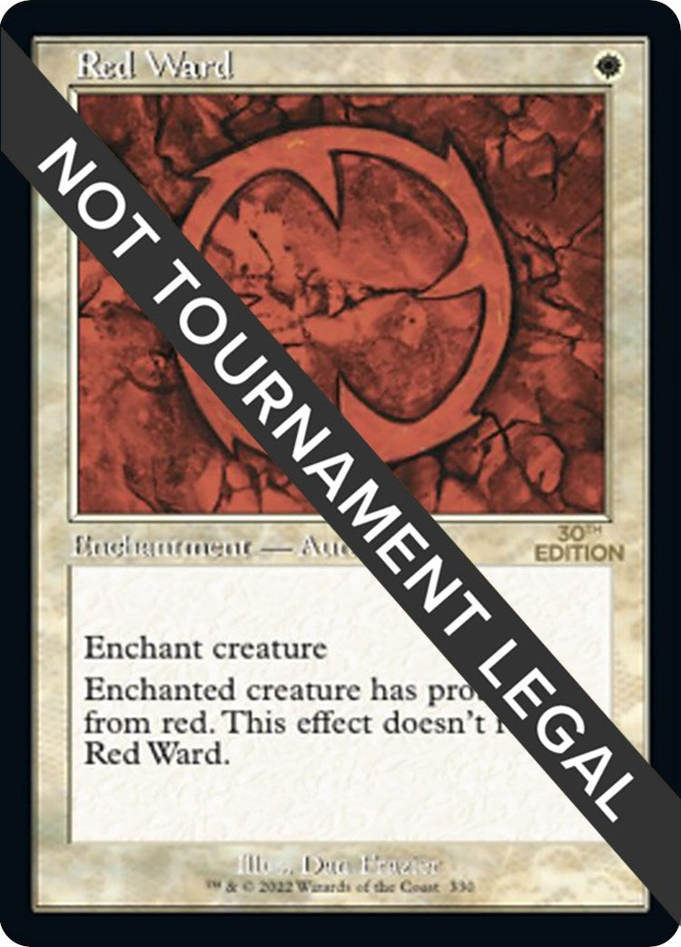 Red Ward (Retro Frame) (330) [30A] - MTG Single