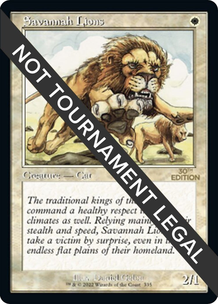Savannah Lions (Retro Frame) (335) [30A] - MTG Single