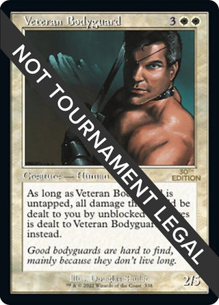 Veteran Bodyguard (Retro Frame) (338) [30A] - MTG Single