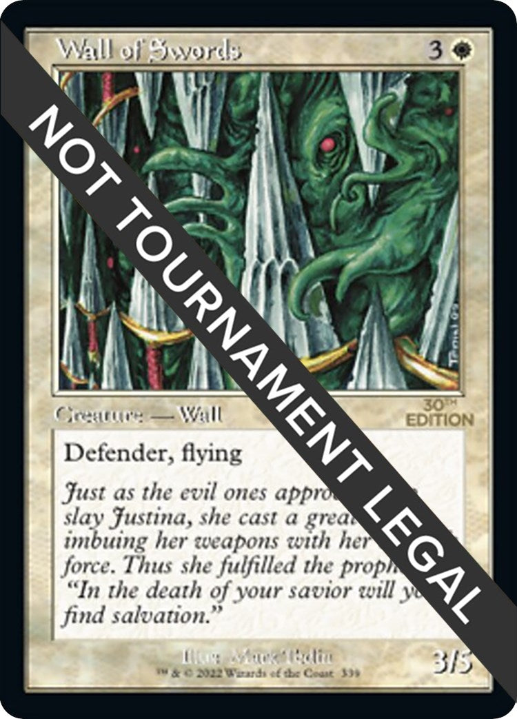 Wall of Swords (Retro Frame) (339) [30A] - MTG Single