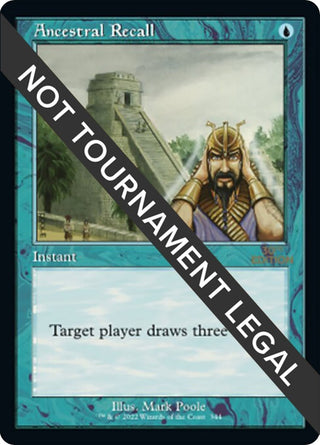 Ancestral Recall (Retro Frame) (344) [30A] - MTG Single