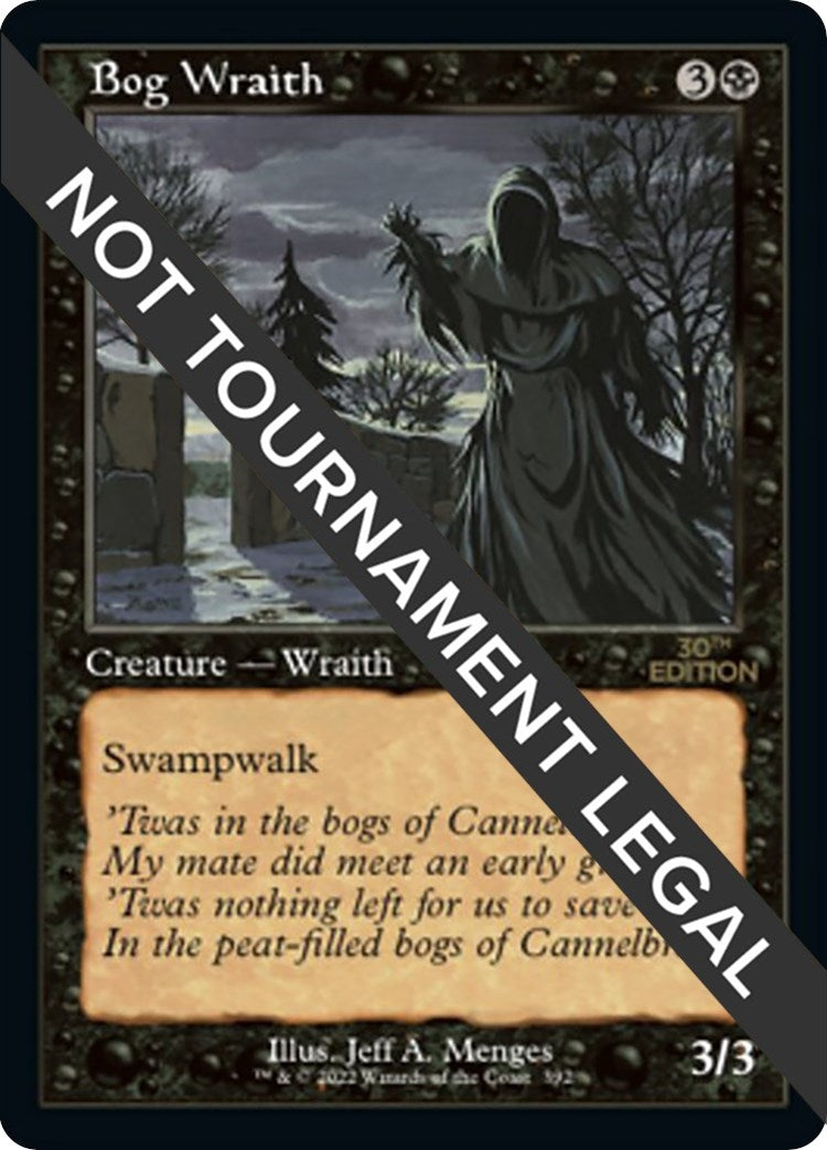 Bog Wraith (Retro Frame) (392) [30A] - MTG Single