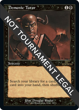 Demonic Tutor (Retro Frame) (398) [30A] - MTG Single